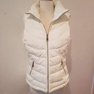 Calvin Klein Quilted Puffer Vest Ivory